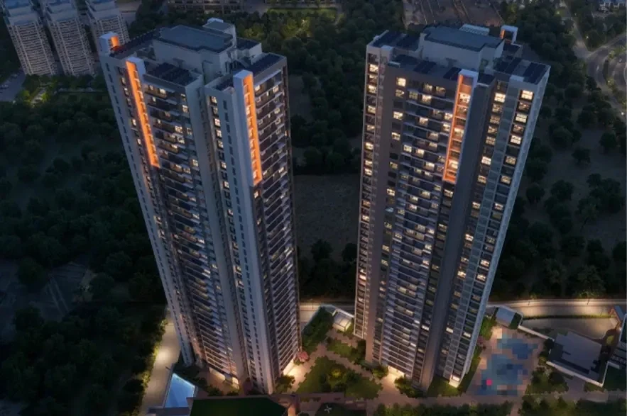 Charming architecture of Platinum Vashi towers
