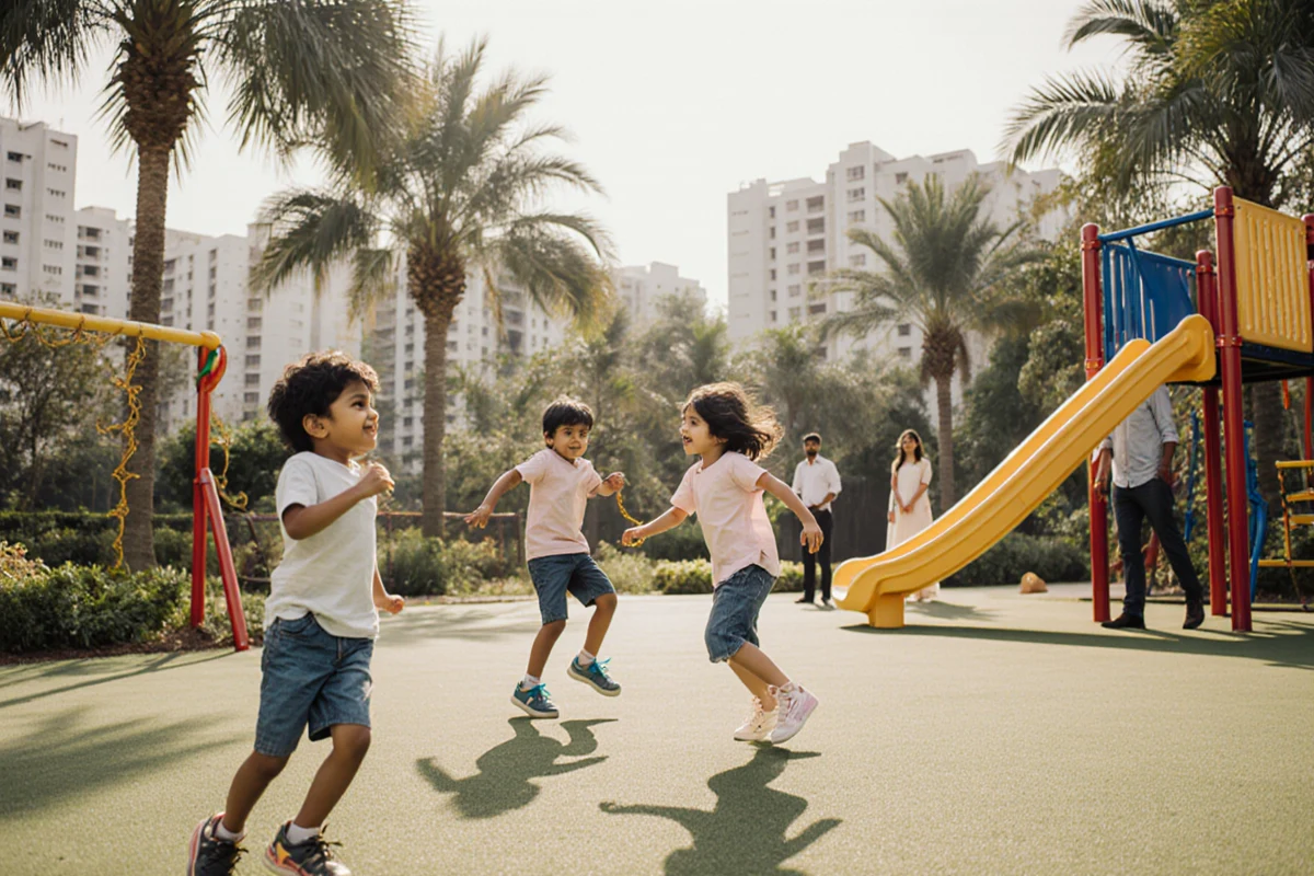 Spacious living areas in Platinum Vashi