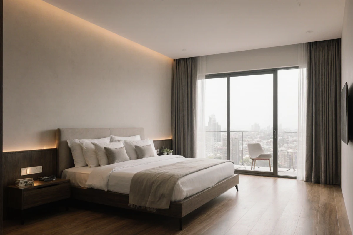 Modern interiors of Platinum Vashi apartments